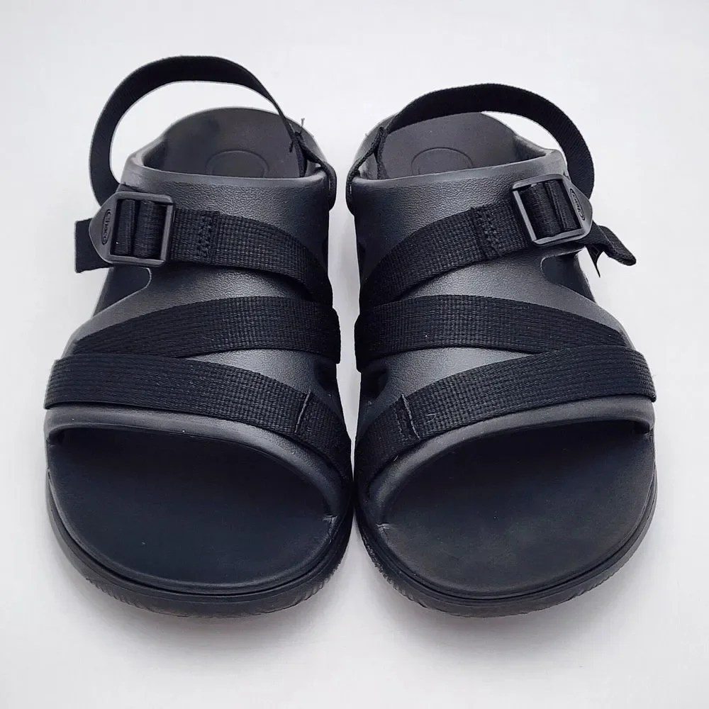 CHACO Chillos Sport Women's Sz 10 Slide Sandals Back Strap Black‎ Lightweight